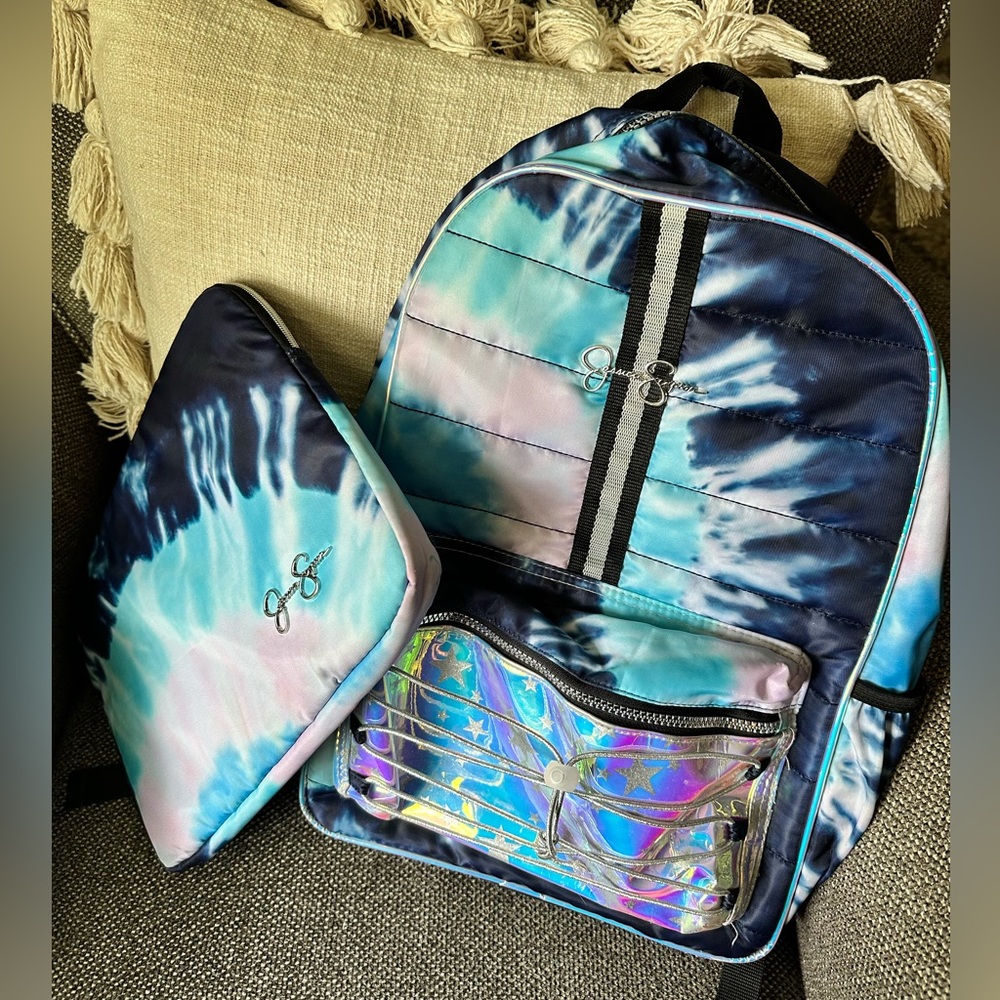Jessica Simpson Tye Die Backpack & Chromebook/Tablet Sleeve